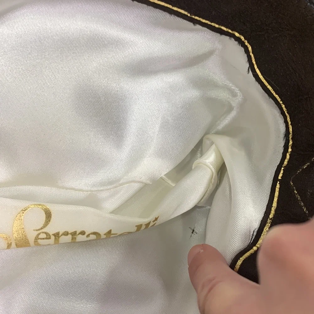 Serratelli Cattlemen’s Hat 2x Entre III Pecan 4 inch Size 6 7/8 Cowboy Hat